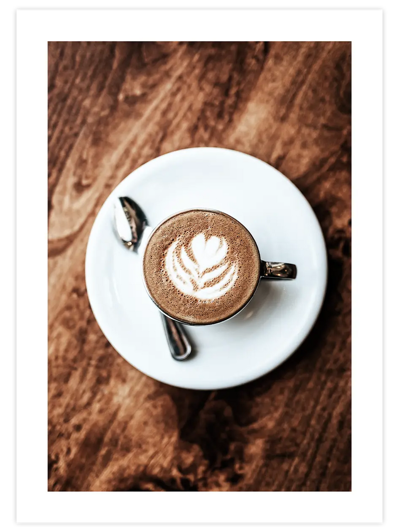 Café Cappuccino - Art Print Fotoğraflar Poster
