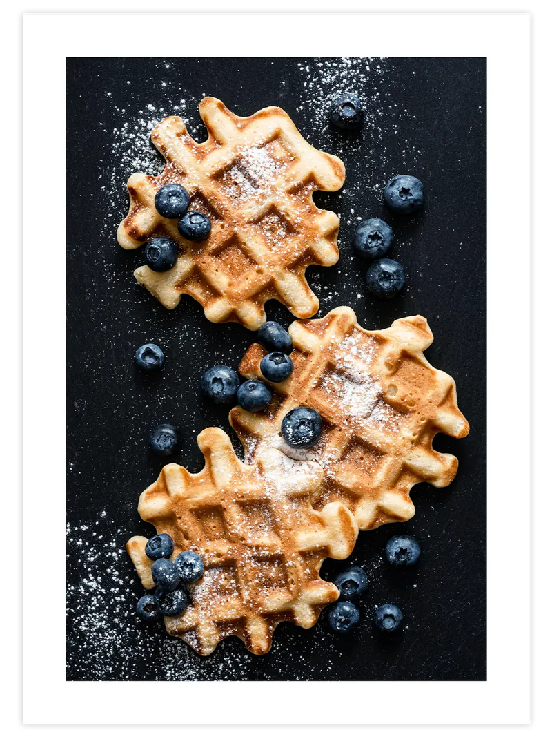 Waffle - Art Print Fotoğraflar Poster