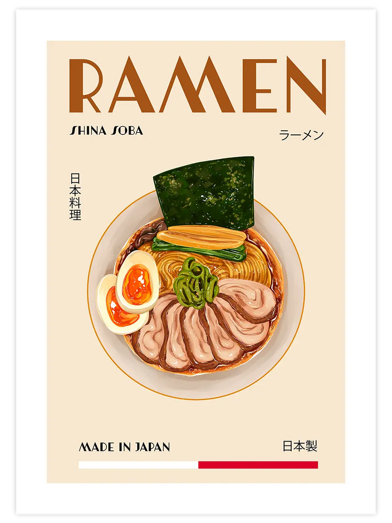 Ramen - Art Print Mutfak Poster