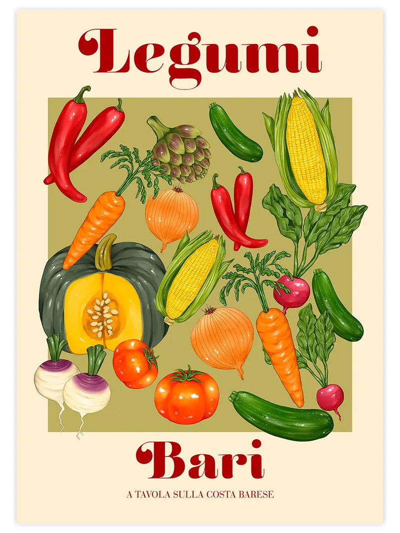 Legumi - Art Print Mutfak Poster