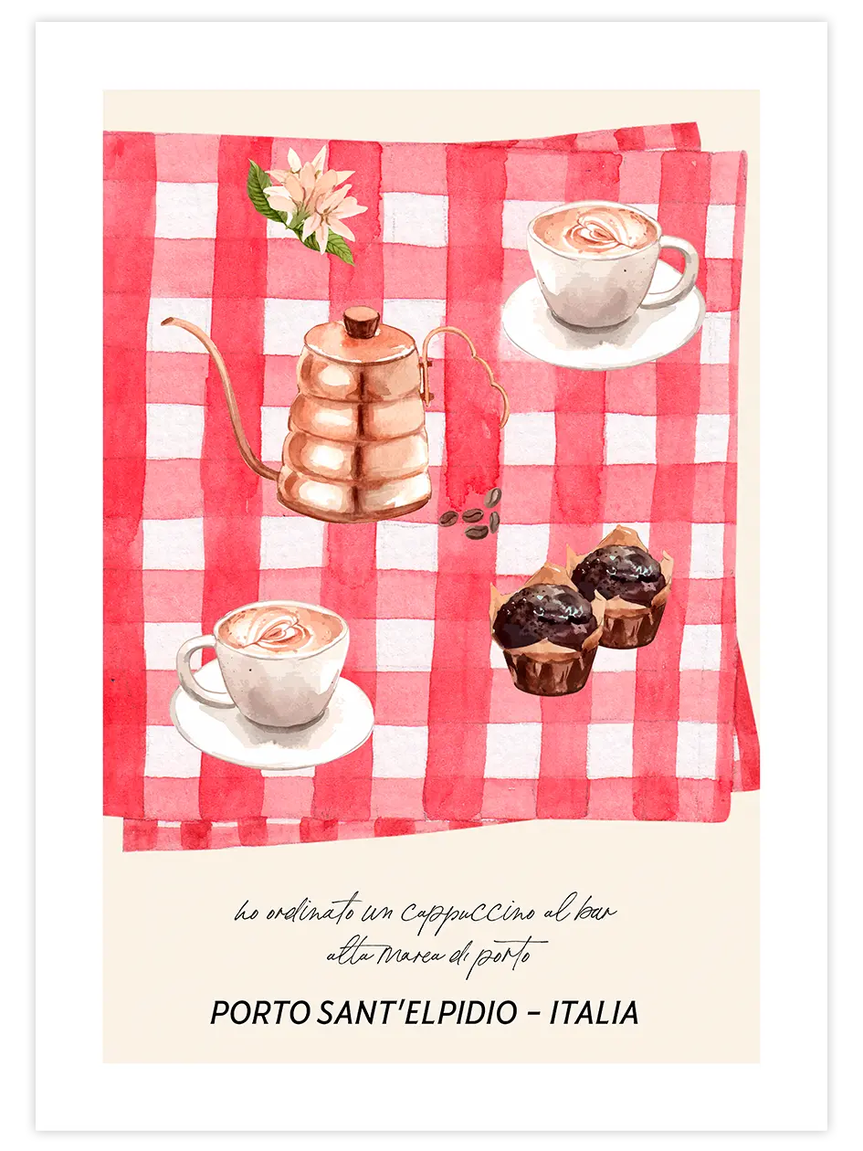Porto Sant'Elpidio - Art Print Mutfak Poster