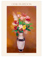 Odilon Redon Vase of Flowers - Art Print