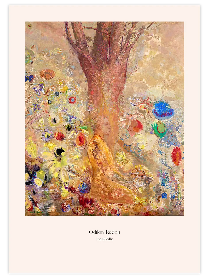 Odilon Redon The Buddha - Art Print Ünlü Ressamlar Poster