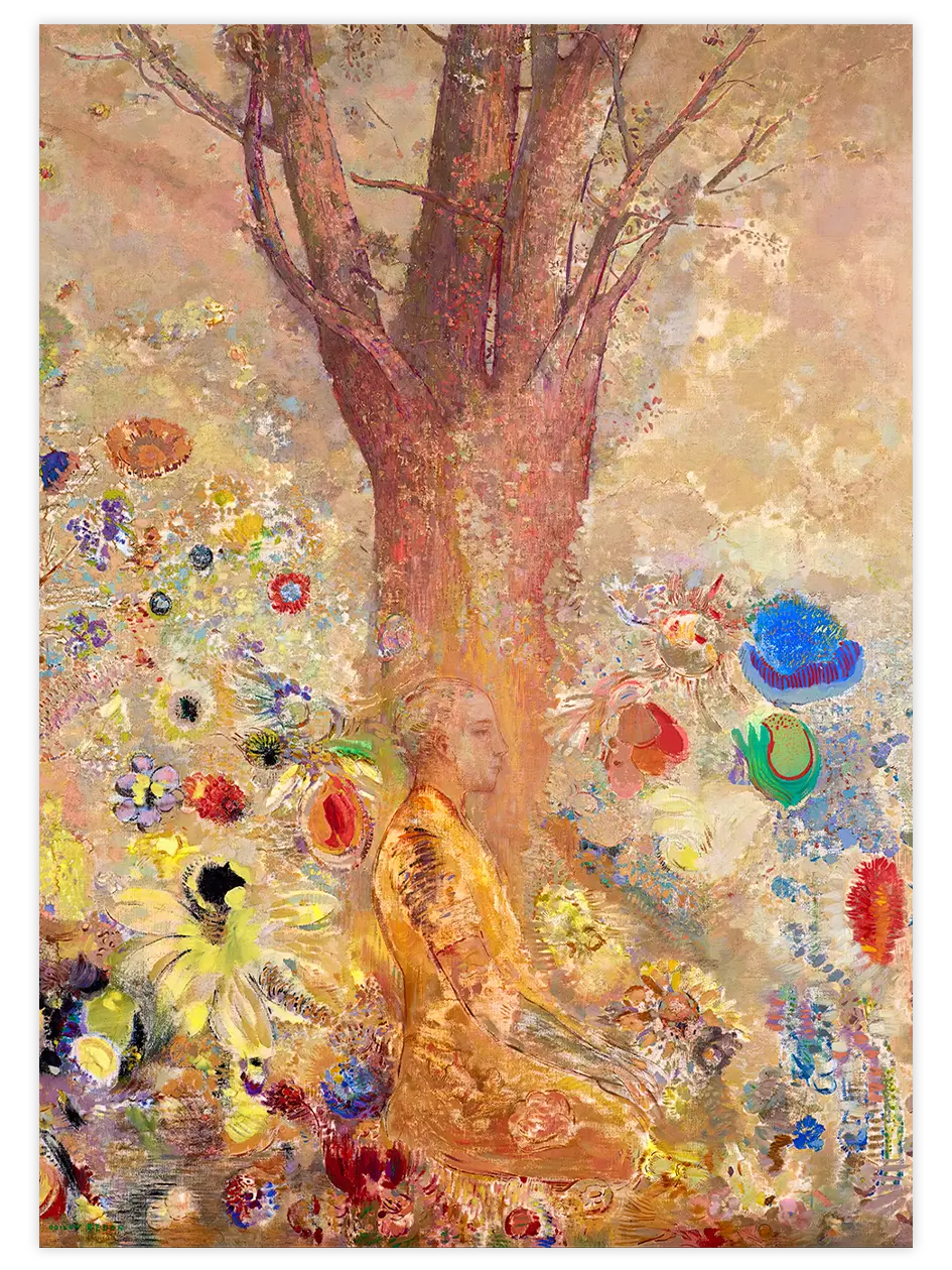 Odilon Redon Buda - Art Print Ünlü Ressamlar Poster