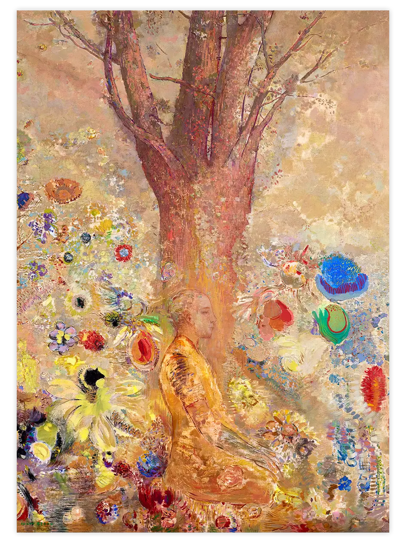Odilon Redon Buda - Art Print Ünlü Ressamlar Poster