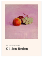 Odilon Redon Still Life With Fruit - Art Print