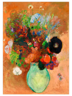 Odilon Redon Siyah Gelincik - Art Print