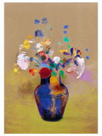 Odilon Redon Çiçek Vazosu - Art Print