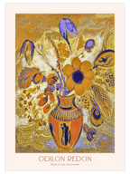 Odilon Redon Etruscan Vase with Flowers - Art Print