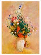 Odilon Redon Vase Of Flowers - Art Print