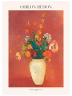 Odilon Redon Bouquet In A Chinese Vase - Art Print