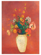 Odilon Redon Bouquet In A Chinese Vase - Art Print