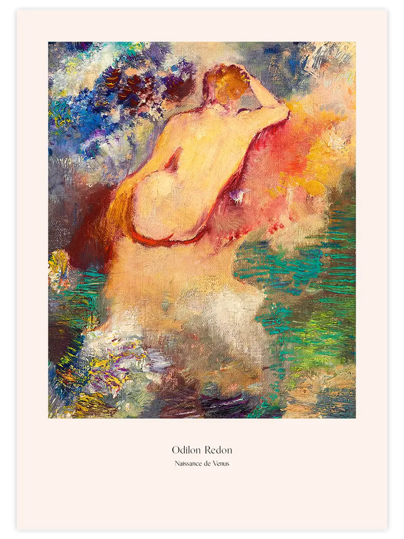 Odilon Redon Naissance de Venus - Art Print Ünlü Ressamlar Poster