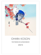 Ohara Koson Two Pigeons - Art Print