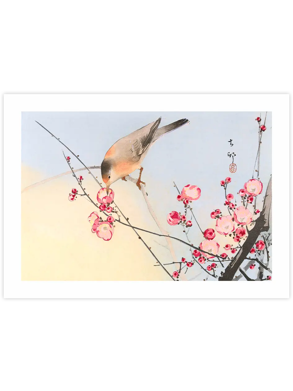 Ohara Koson N15 - Art Print Ünlü Ressamlar Poster