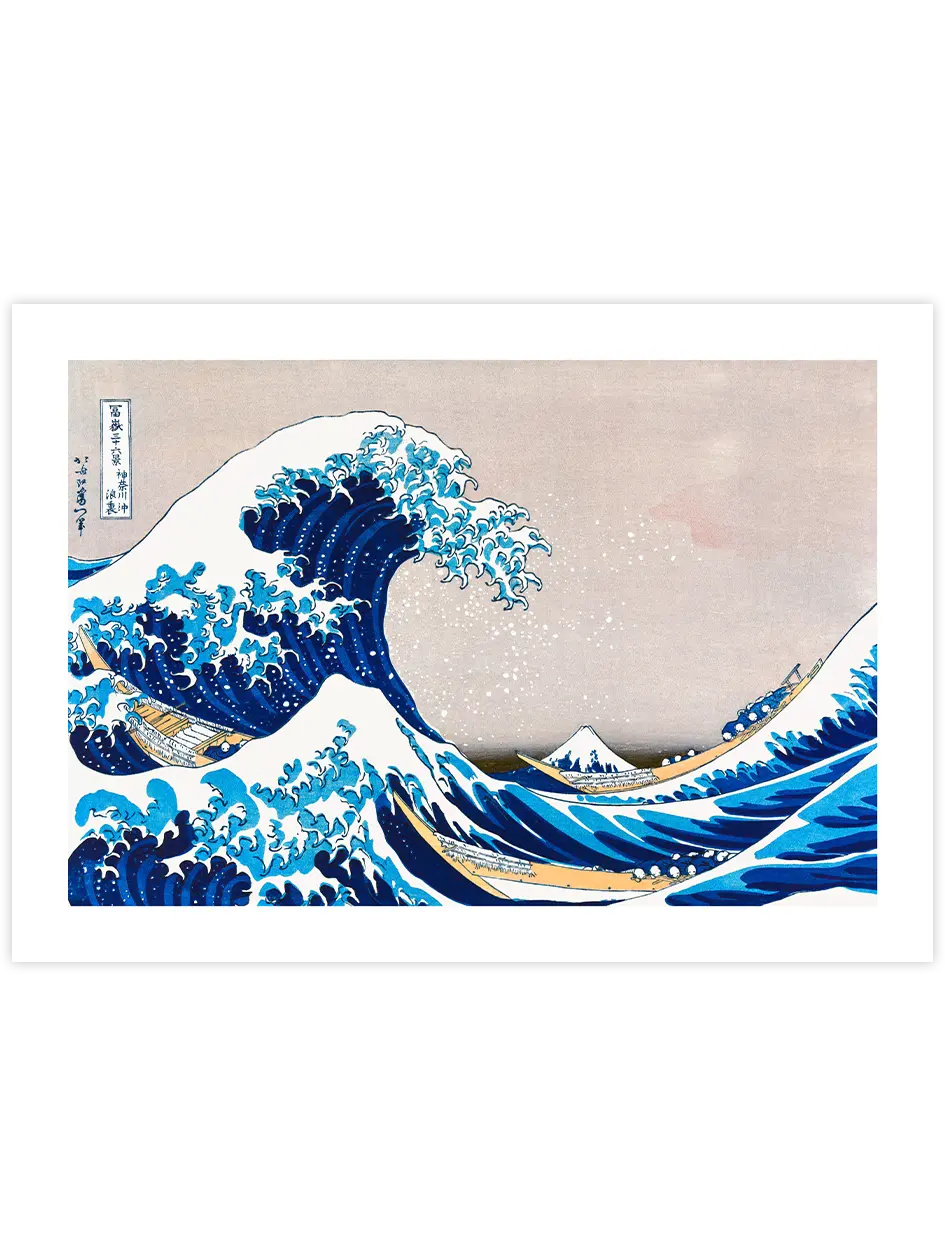 Hokusai Büyük Dalga (the Great Wave) - Art Print Ürün ana görseli