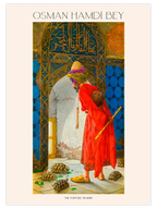 Osman Hamdi Bey Kaplumbağa Terbiyecisi - Art Print