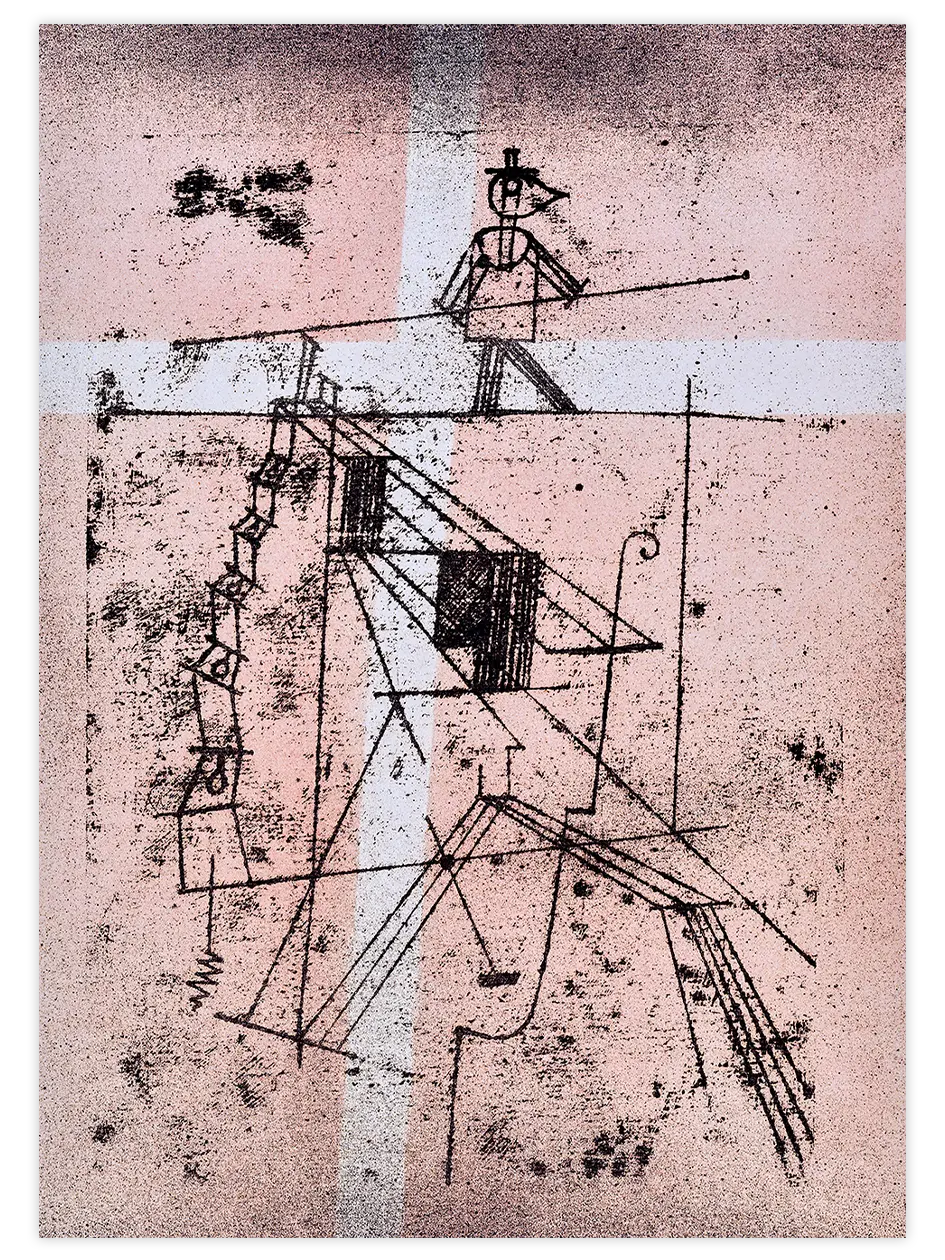 Klee İp Cambazı - Art Print Ünlü Ressamlar Poster
