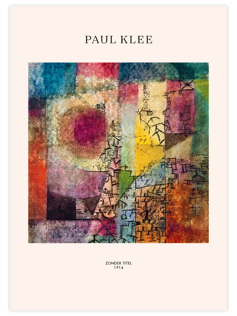Klee Untitled - Art Print Ünlü Ressamlar Poster