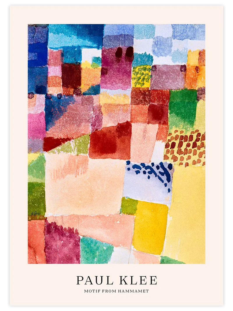 Paul Klee, Slufen I Terrasser 国内未入荷ポスター Paul Klee Posterleri | Modern Sanat Tablo ve Baskılar