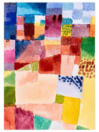 Klee Motiv aus Hammamet - Art Print