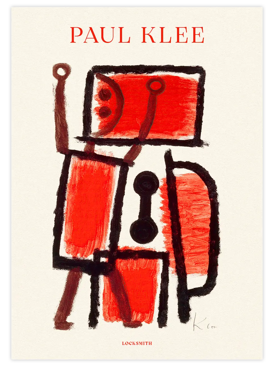 Paul Klee Locksmith - Art Print Ünlü Ressamlar Poster