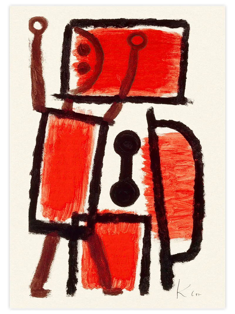 Paul Klee, Slufen I Terrasser 国内未入荷ポスター Paul Klee Posterleri | Modern Sanat Tablo ve Baskılar