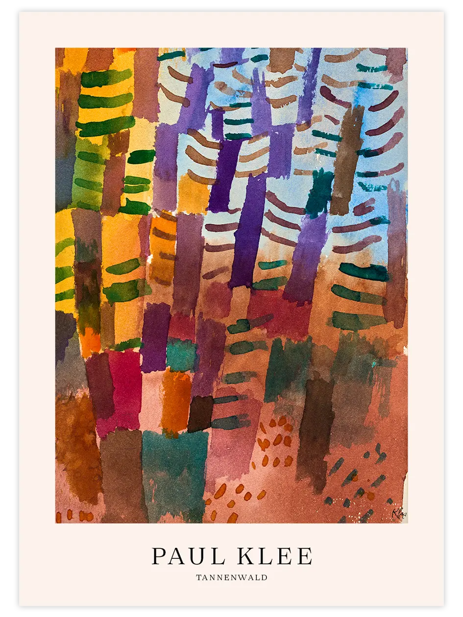 Klee Tannenwald - Art Print Ünlü Ressamlar Poster