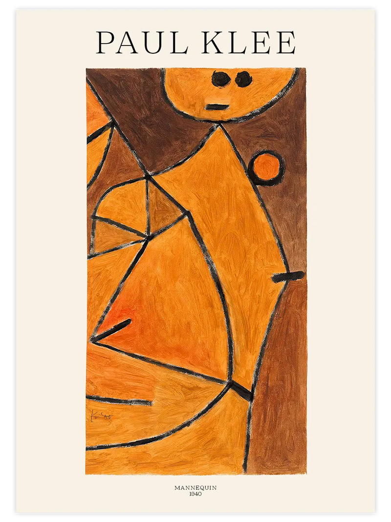Paul Klee Mannequin - Art Print Ünlü Ressamlar Poster