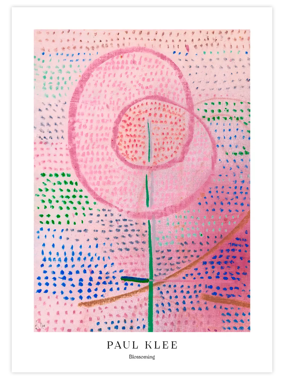 Paul Klee Blossoming - Art Print Ünlü Ressamlar Poster