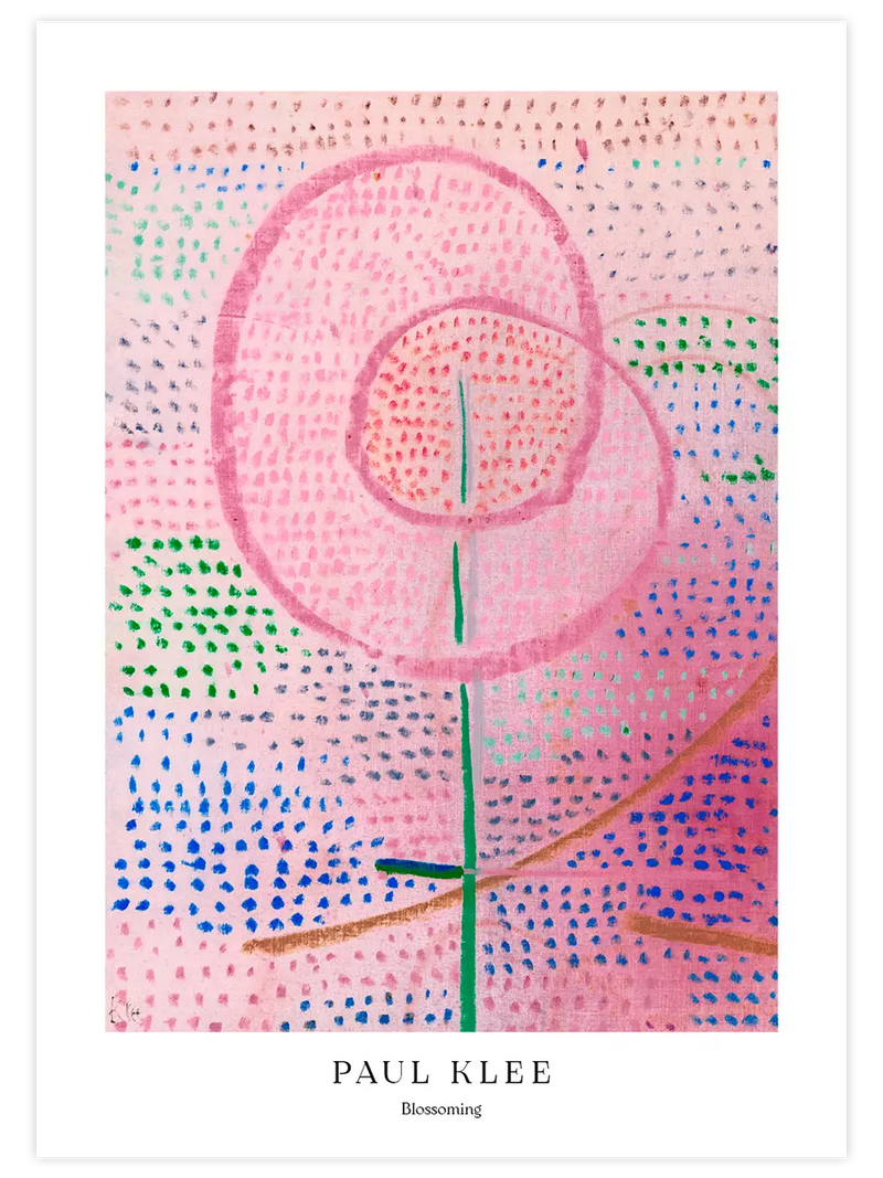 Paul Klee Blossoming - Art Print Ünlü Ressamlar Poster