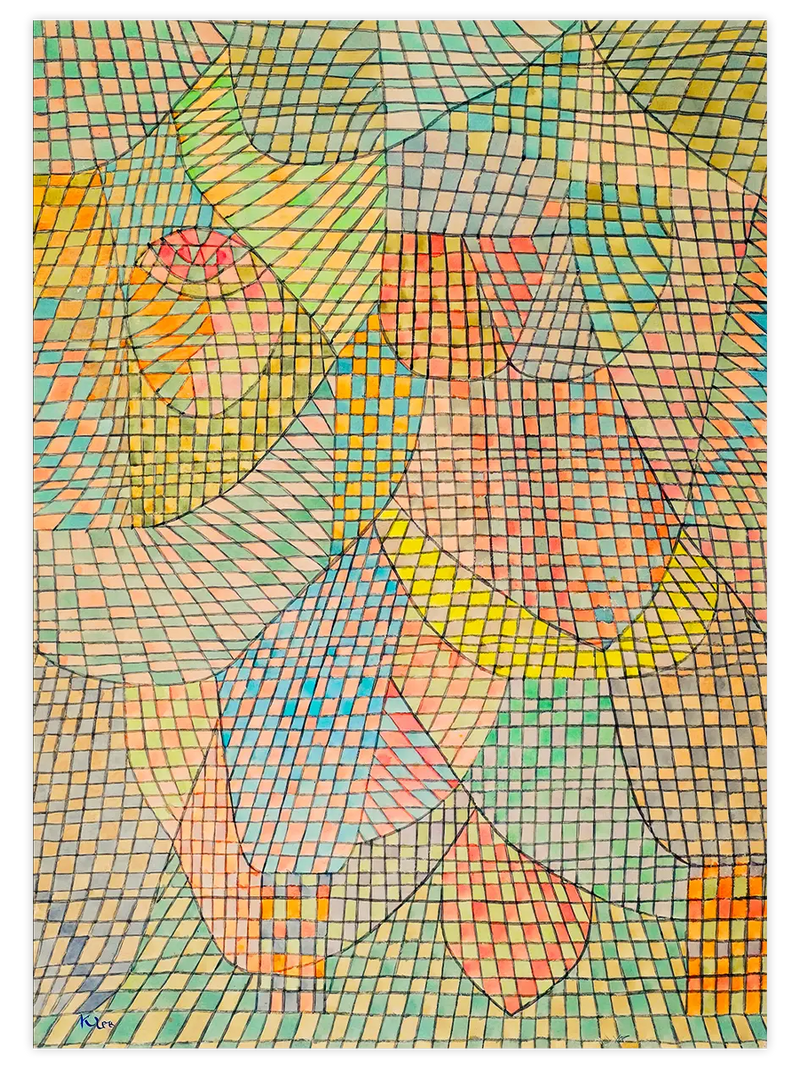 Paul Klee Veiled - Art Print Ünlü Ressamlar Poster