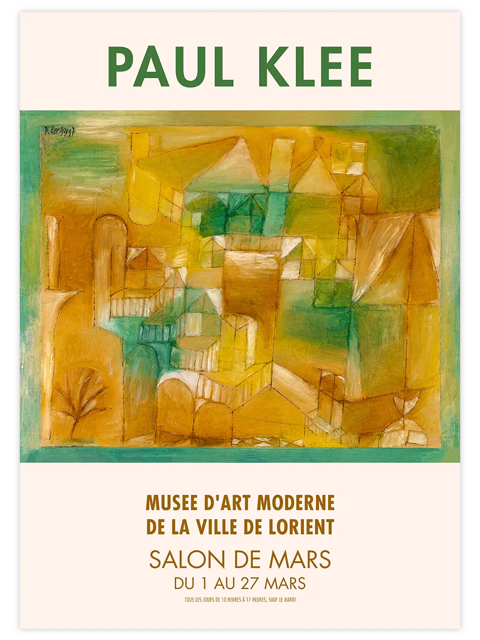 Paul Klee Afiş N16 - Art Print Ünlü Ressamlar Poster
