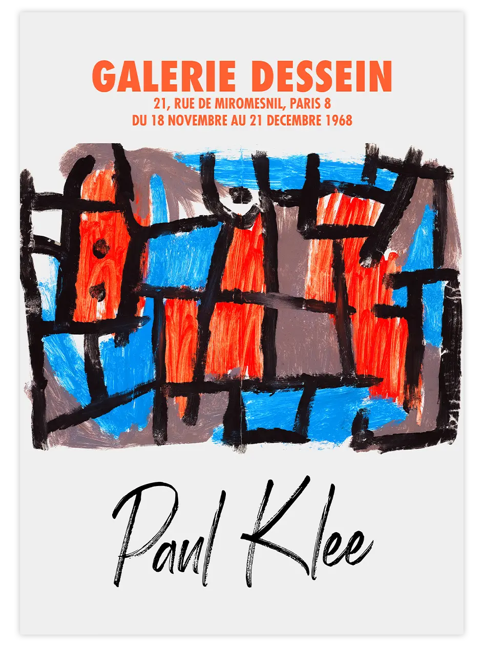 Paul Klee Afiş N5 - Art Print Ünlü Ressamlar Poster