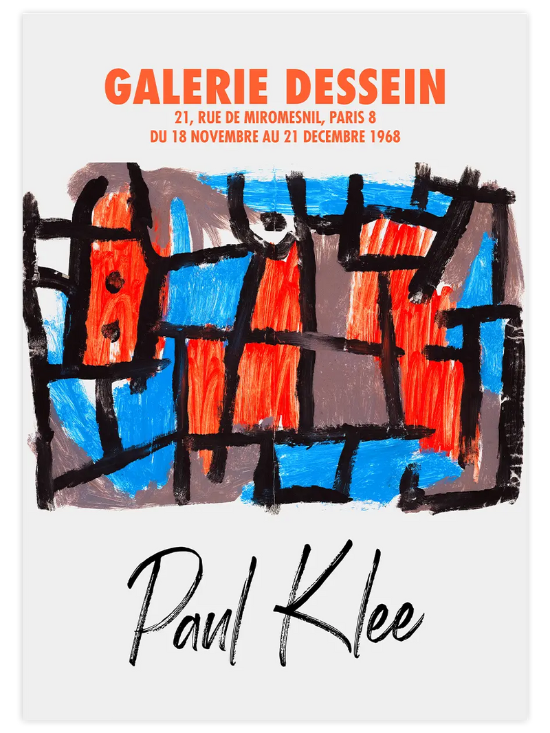 Paul Klee Afiş N5 - Art Print Ünlü Ressamlar Poster