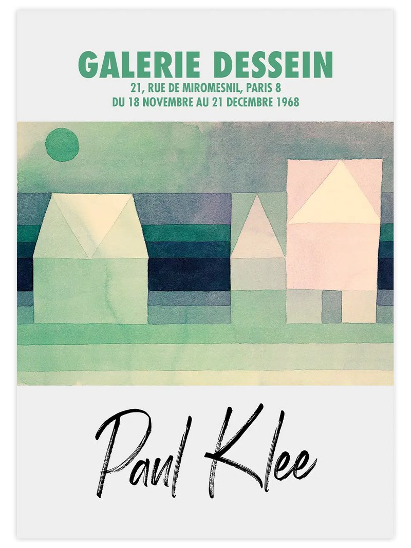 Paul Klee Afiş N1 - Art Print Ünlü Ressamlar Poster