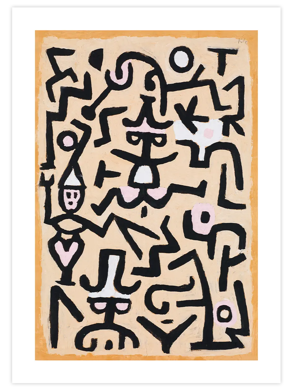 Paul Klee Art N2 - Art Print Ünlü Ressamlar Poster
