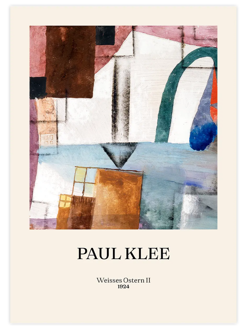 Paul Klee White Easter N2 - Art Print Ünlü Ressamlar Poster