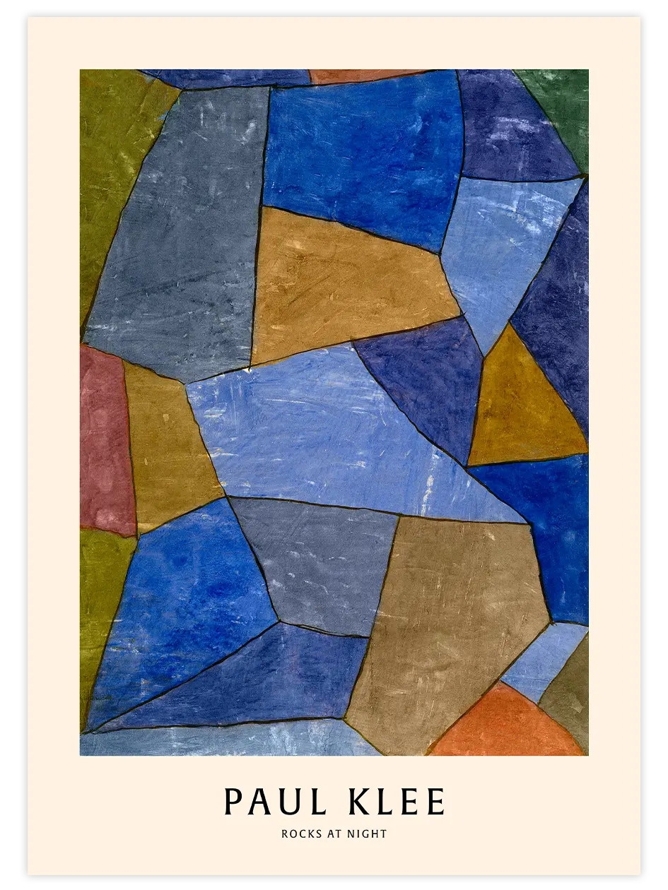 Paul Klee Rocks at Night | Sanat Posteri