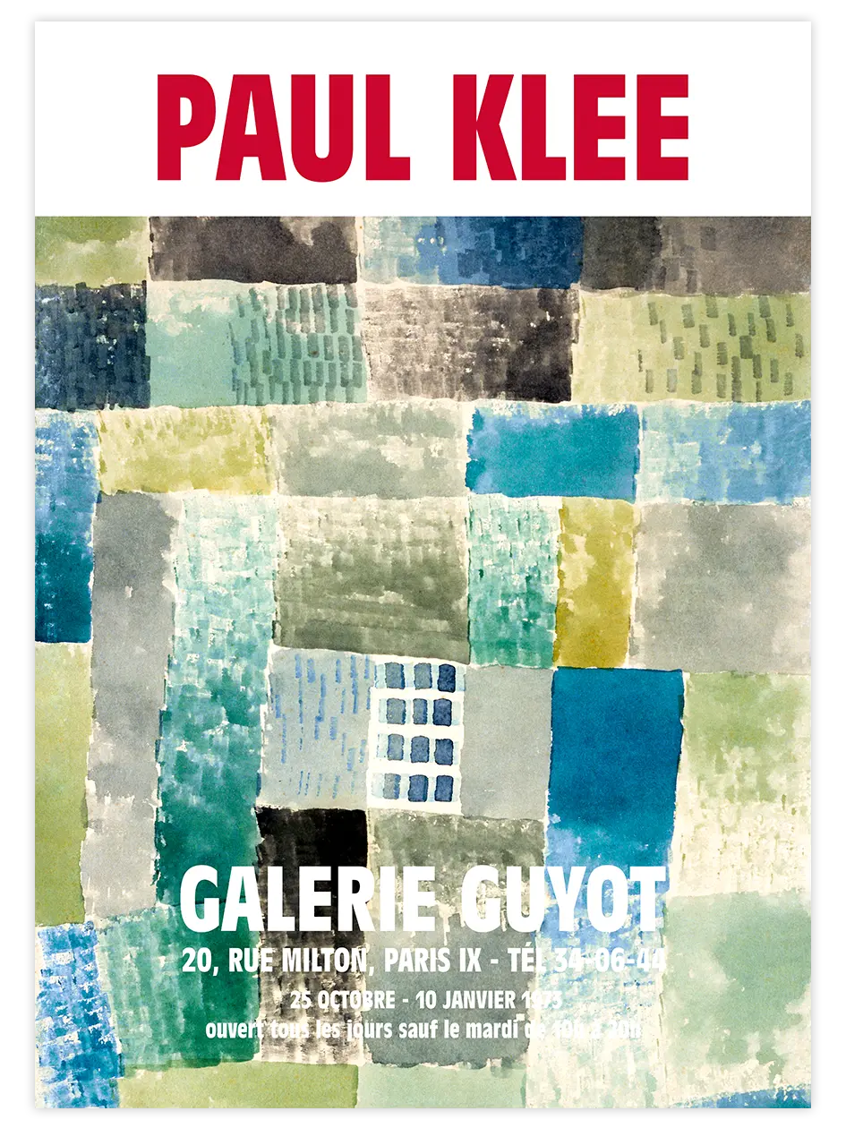 Paul Klee Afiş N4 - Art Print Ünlü Ressamlar Poster