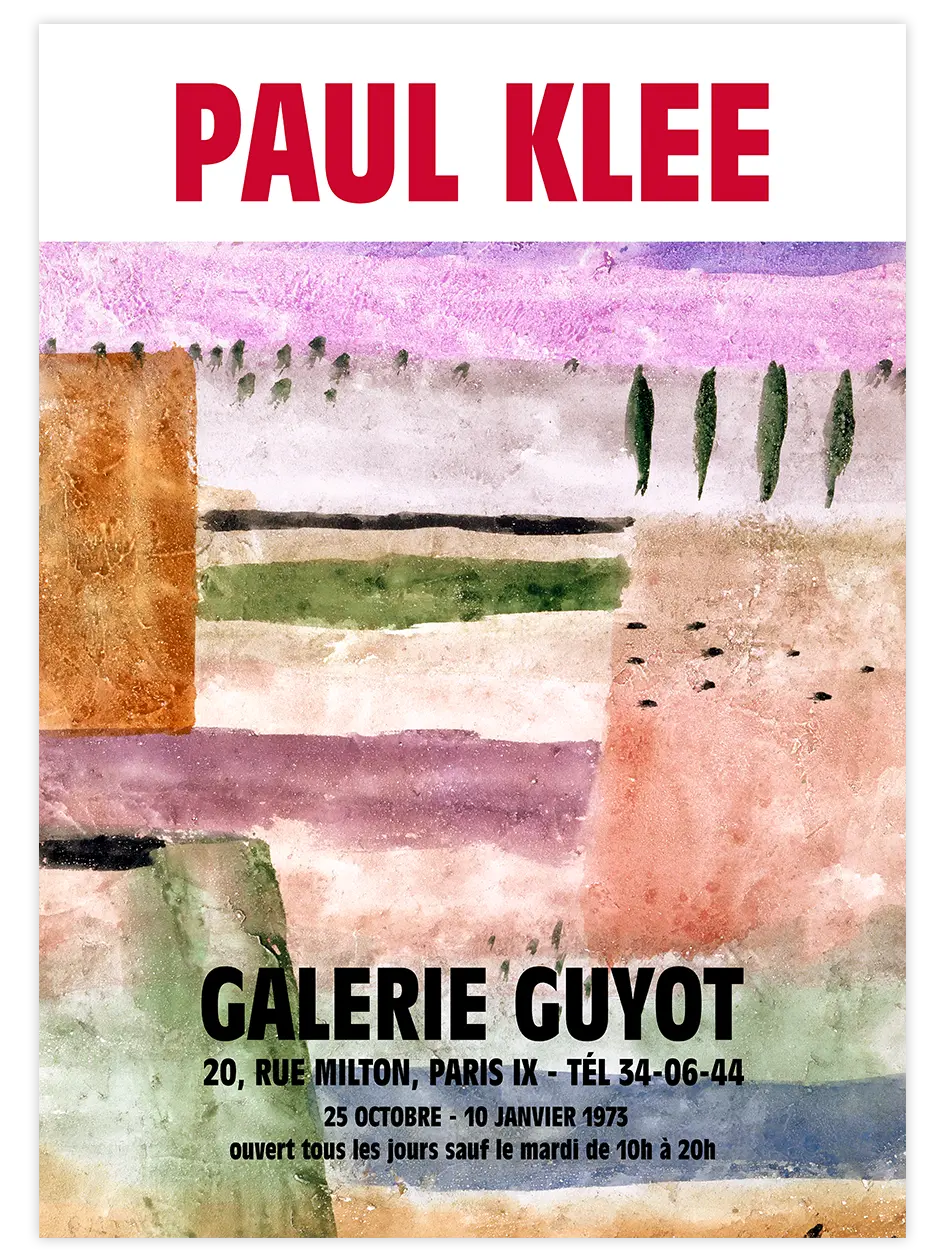 Paul Klee Afiş N3 - Art Print Ünlü Ressamlar Poster