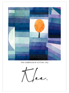 Klee The Harbinger Of Autumn - Art Print