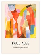 Klee Movement Of Vaulted Chambers - Art Print