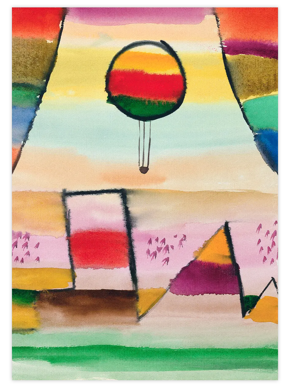 Paul Klee Balloon - Art Print