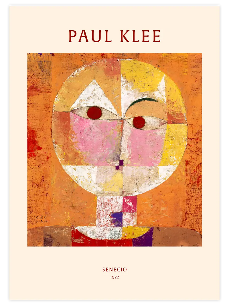 Paul Klee Senecio - Art Print Ünlü Ressamlar Poster