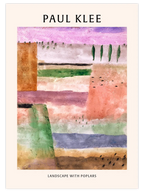 Paul Klee Landscape with Poplars - Art Print