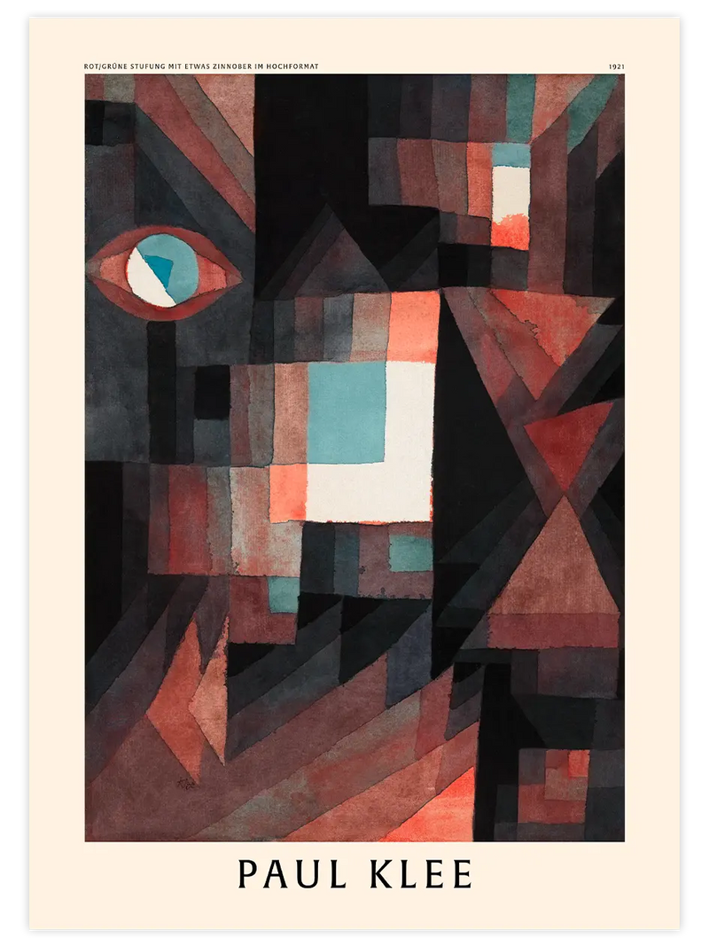 Paul Klee Abstract - Art Print Ünlü Ressamlar Poster