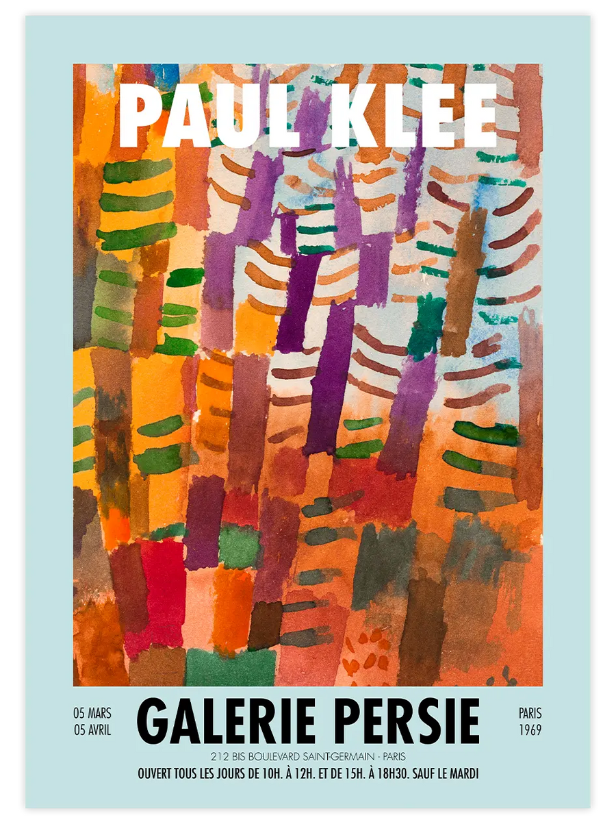 Paul Klee Pine Forest Afiş | Sanat Posteri