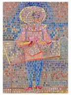 Paul Klee Boy in Fancy Dress - Art Print