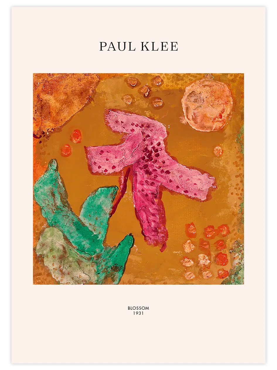 Klee Blossom - Art Print Ünlü Ressamlar Poster